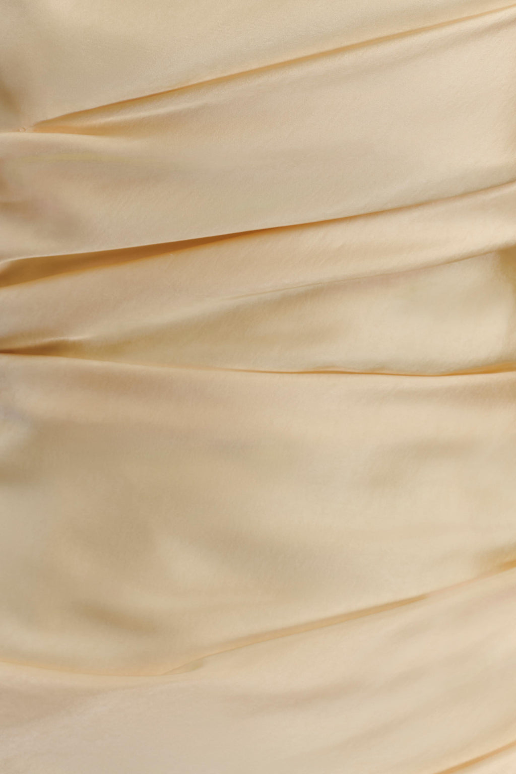 Sarah Strapless Maxi Dress With Waist Tie - Lemon