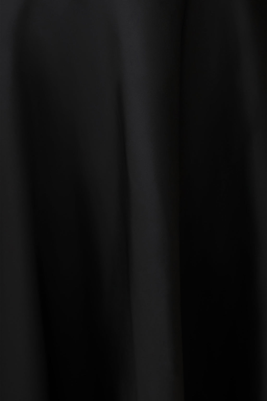Coralie Asymmetric Satin Midi Skirt - Black