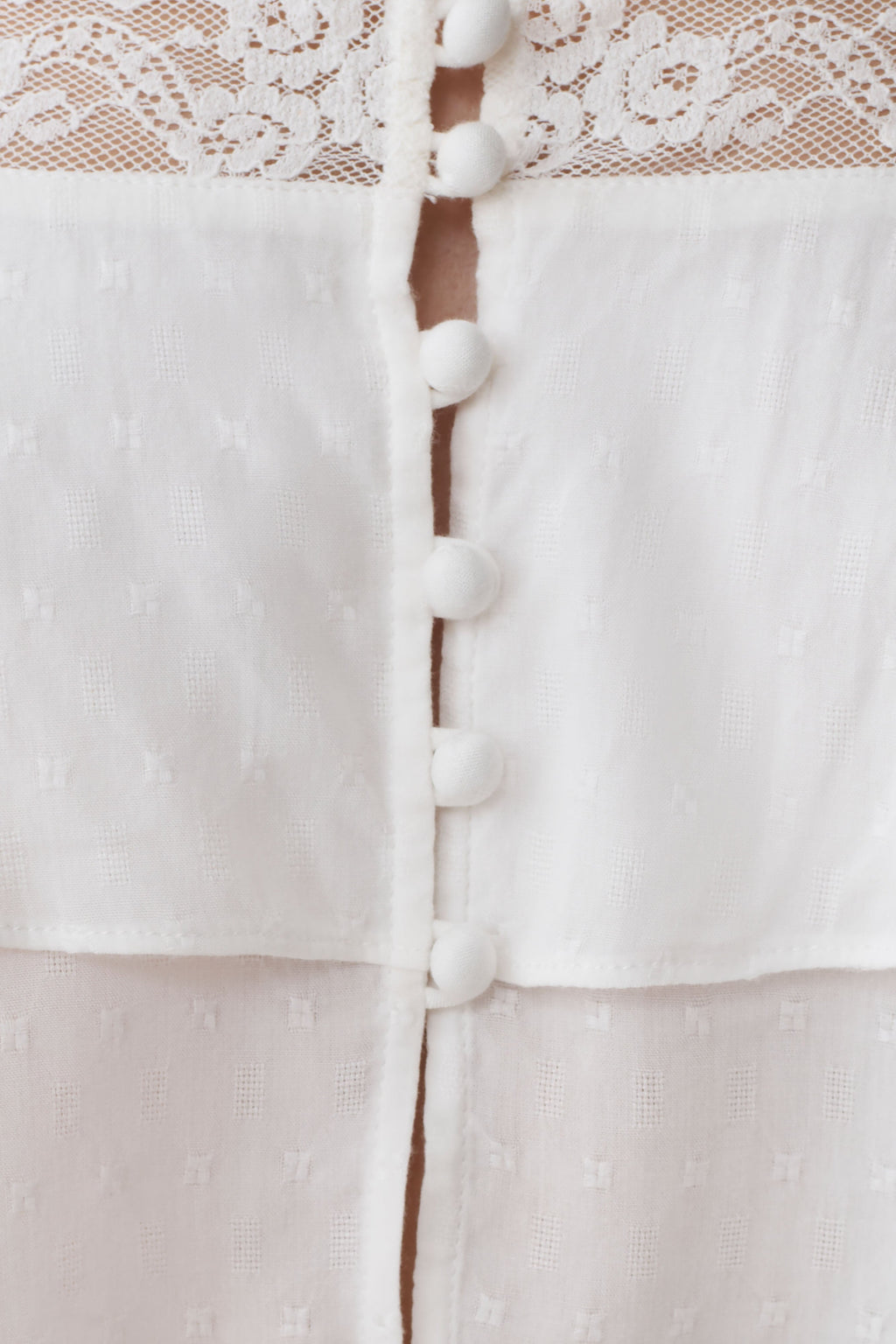 Skylar Lace Sleeveless Crop Top - White